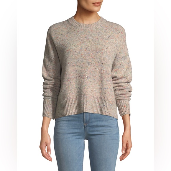 A.L.C. Emmeline Speckled Wool-Cashmere Sweater, Size Small, Colour Mixed - Picture 2 of 7